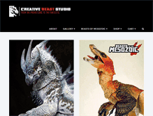 Tablet Screenshot of creative-beast.com